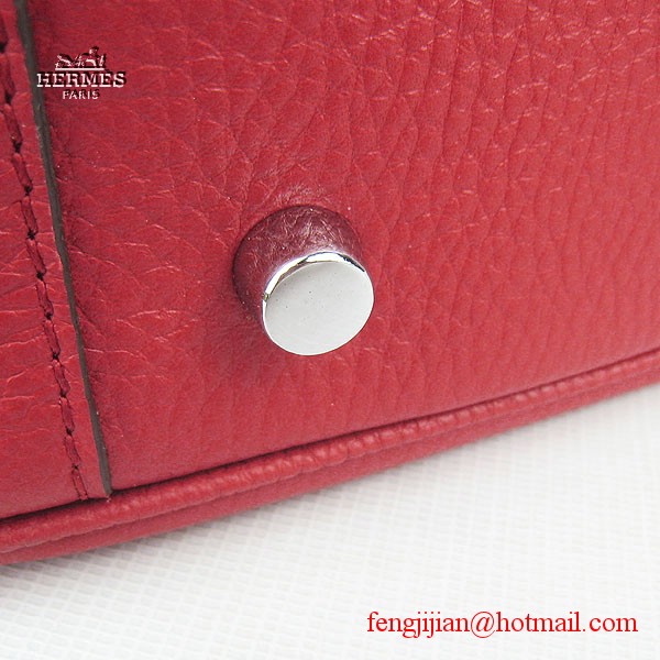 Hermes Women Shoulder Bag Red 6208